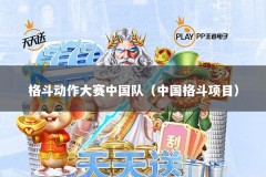 格斗动作大赛中国队（中国格斗项目）