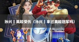 孙兴慜英超受伤（孙兴慜拿过英超冠军吗）