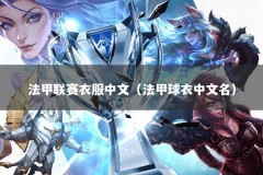 法甲联赛衣服中文（法甲球衣中文名）